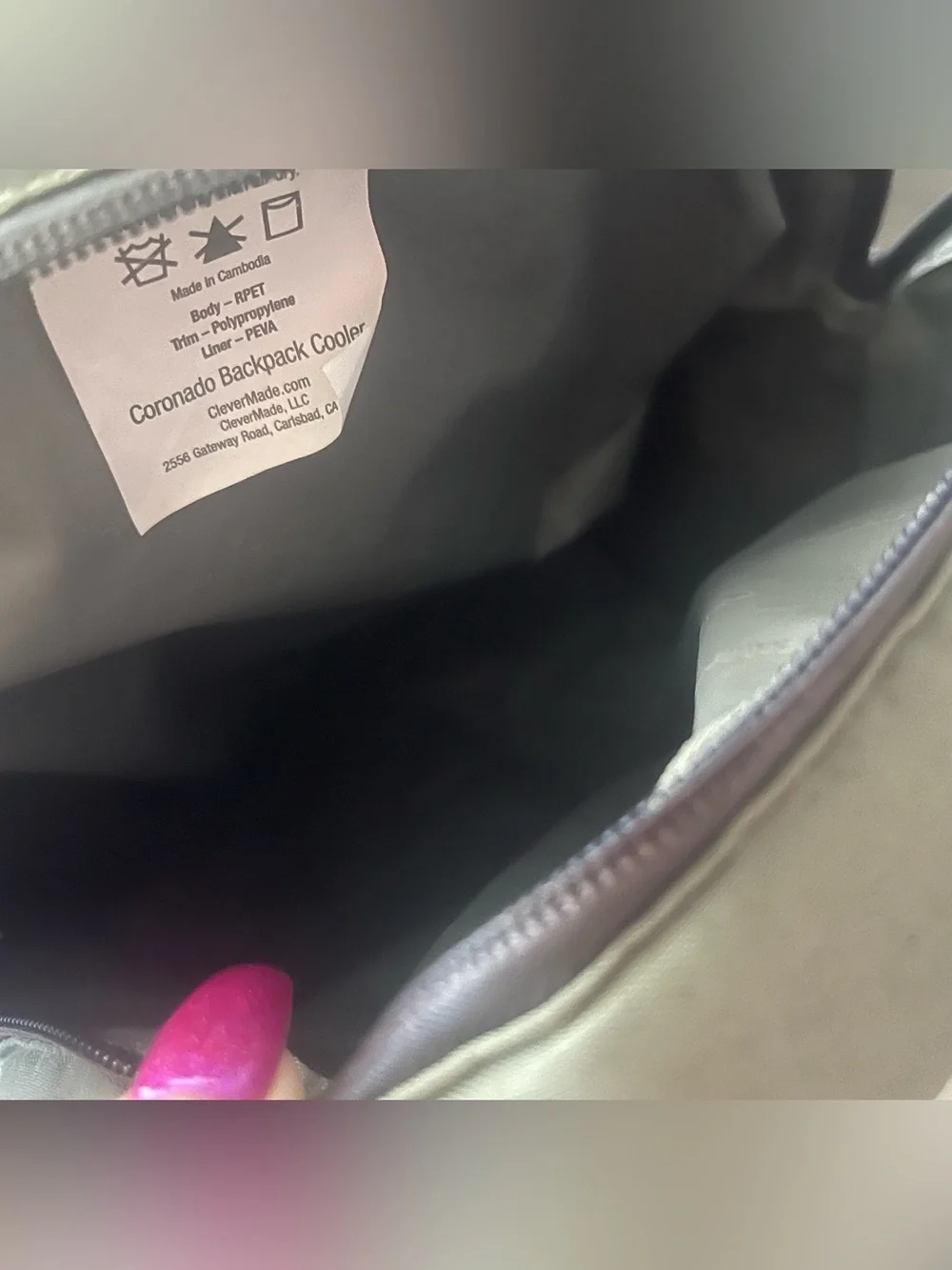 Insulated cooler backpack